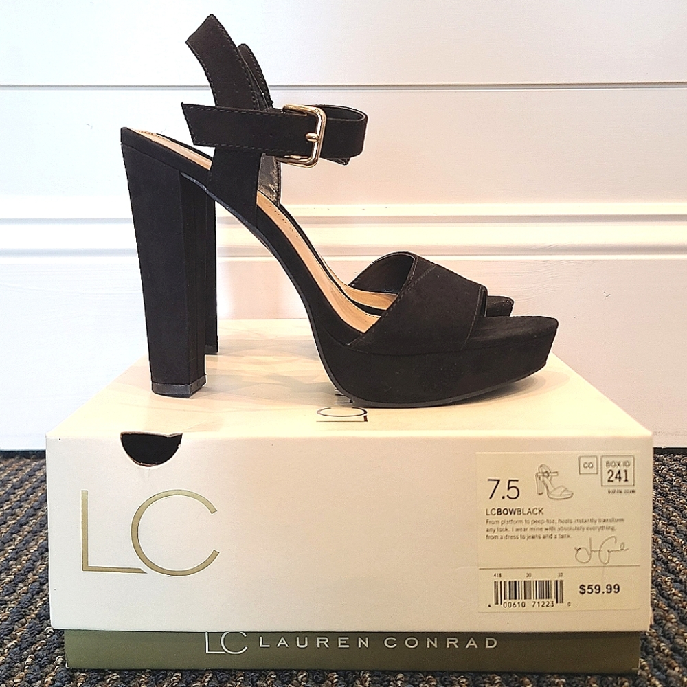 Platform Peep-toe Heels